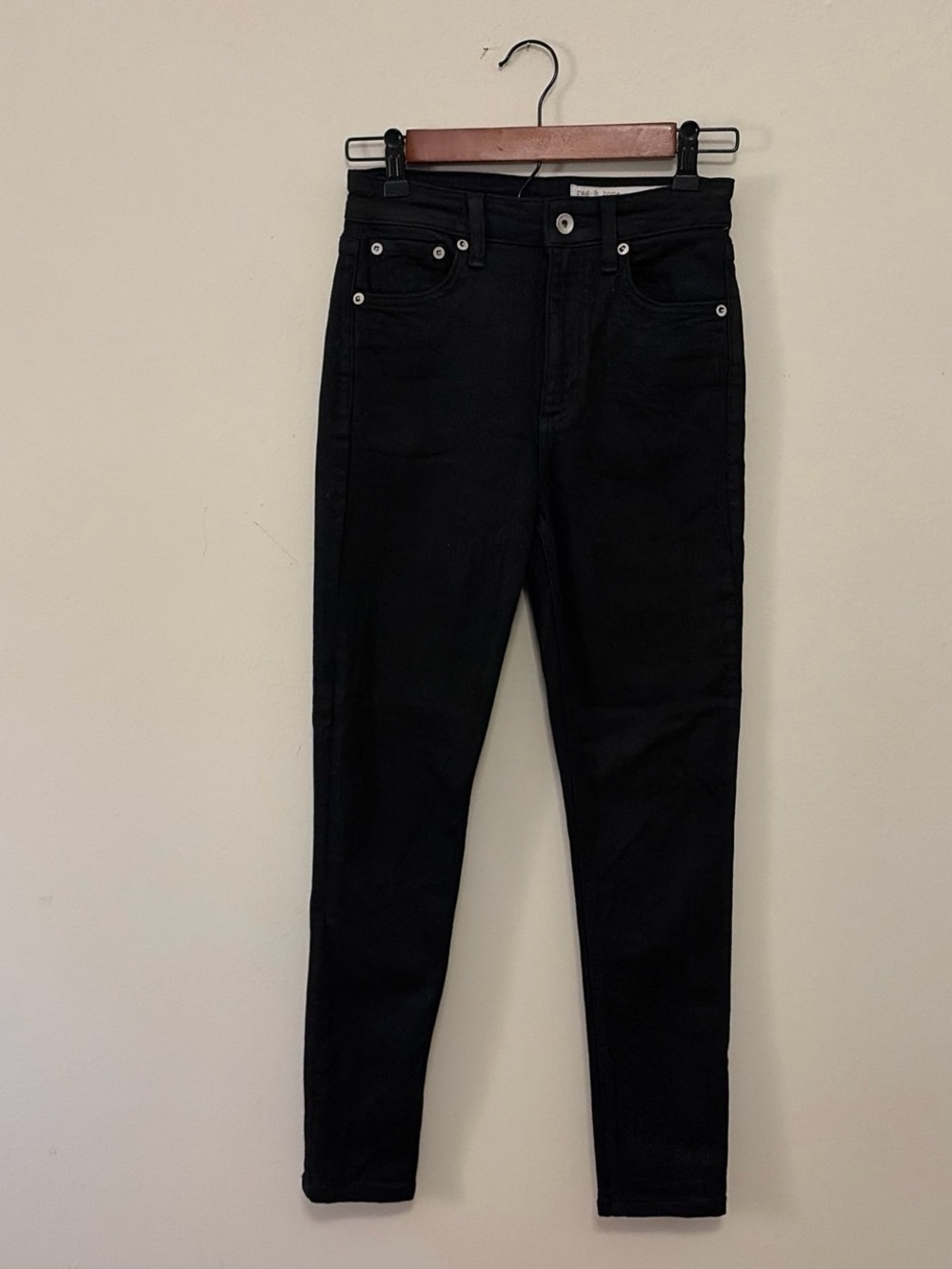 rag & bone Staple Black Skinny Jeans